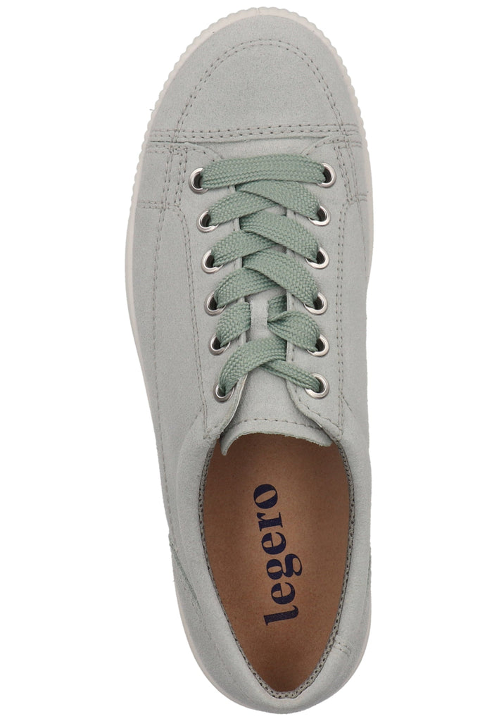 Legero Halbschuhe Veloursleder Hellgrün