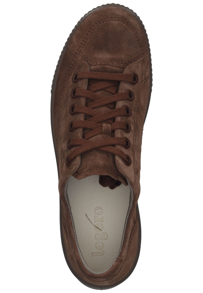 Legero Halbschuhe Veloursleder Mittelbraun