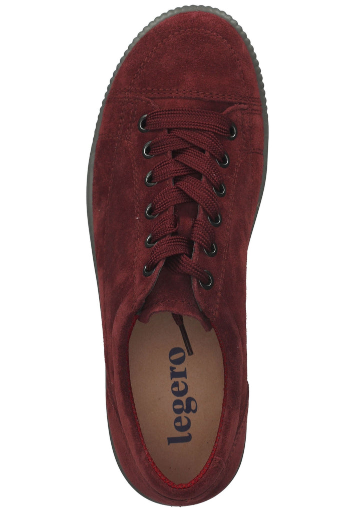Legero Halbschuhe Veloursleder Rot
