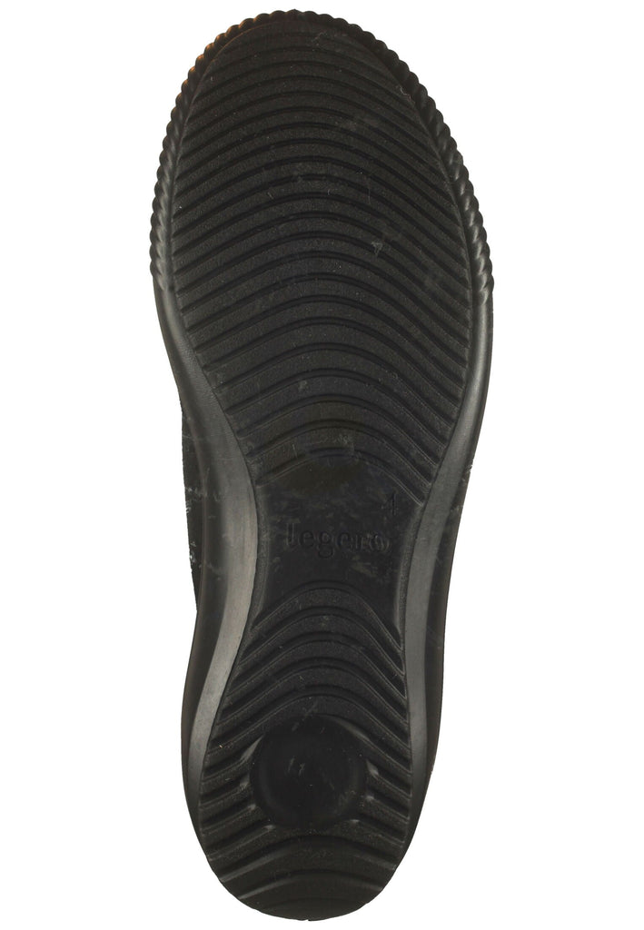 Legero Halbschuhe Veloursleder Schwarz