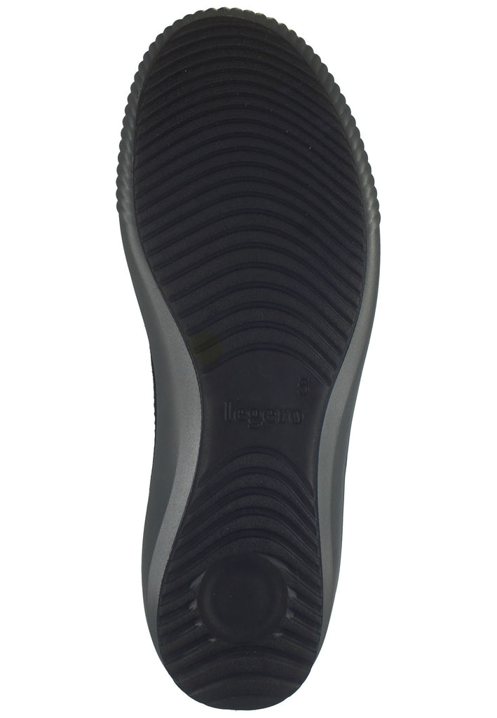 Legero Halbschuhe Veloursleder Schwarz/Grau