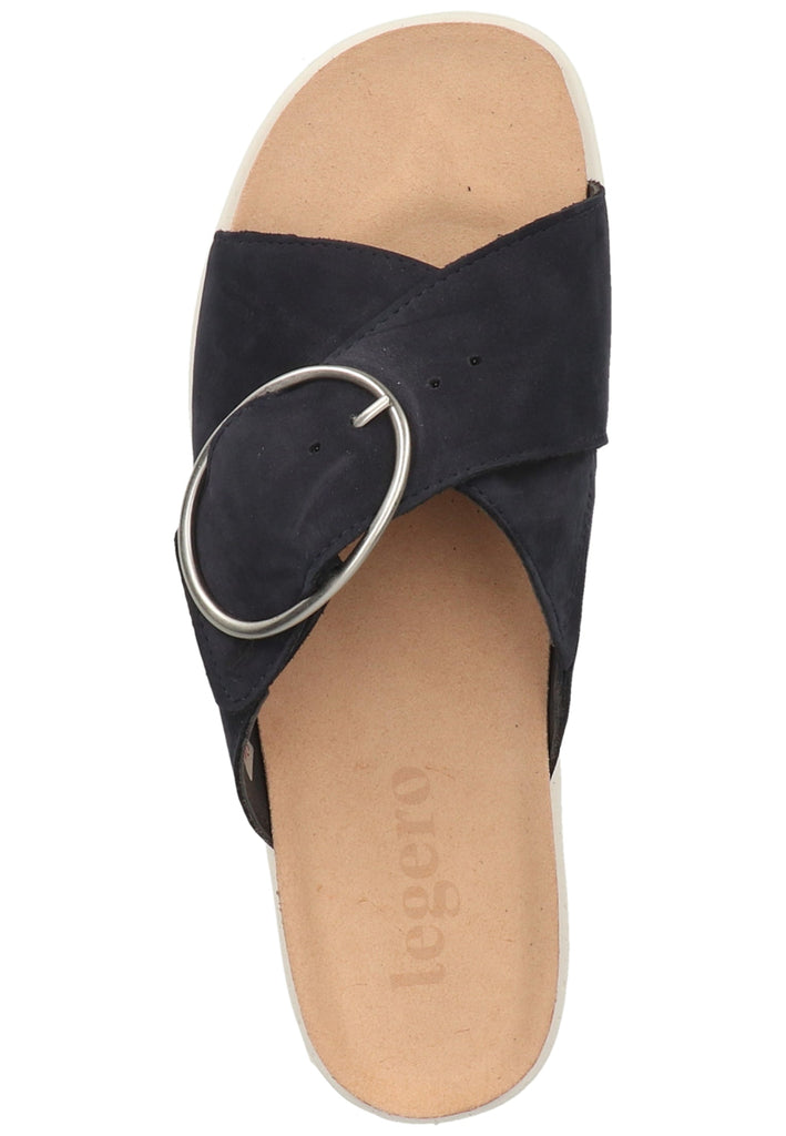 Legero Pantoletten Nubukleder Ocean