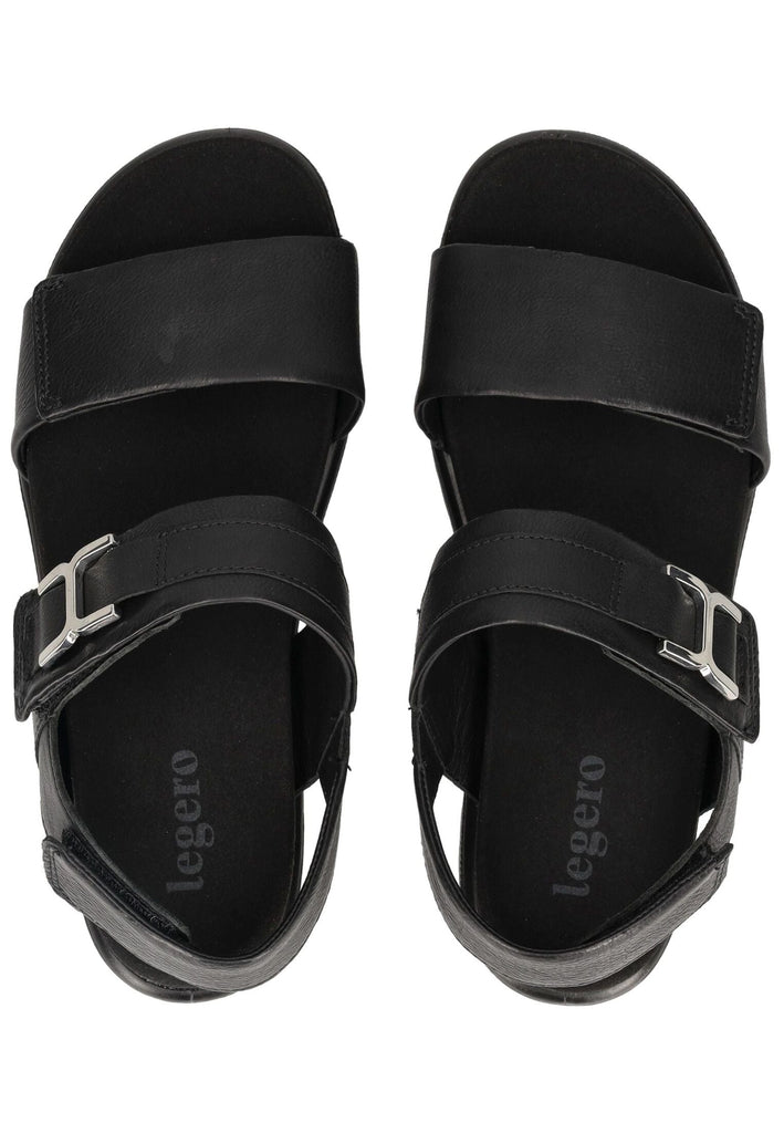 Legero Sandalen Nappaleder Schwarz