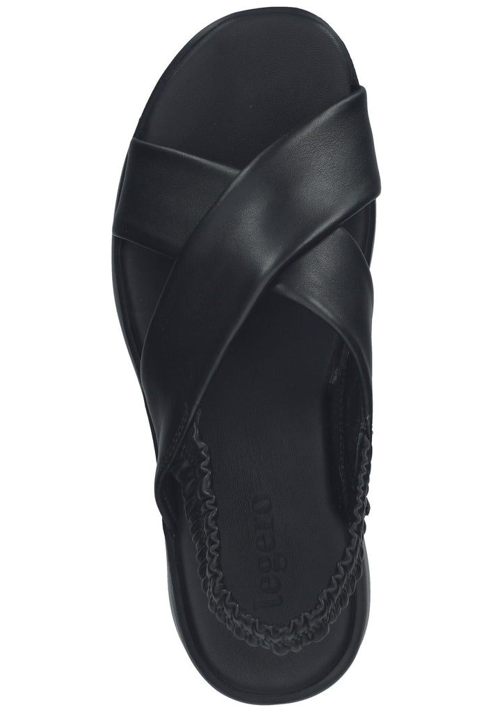 Legero Sandalen Nappaleder Schwarz