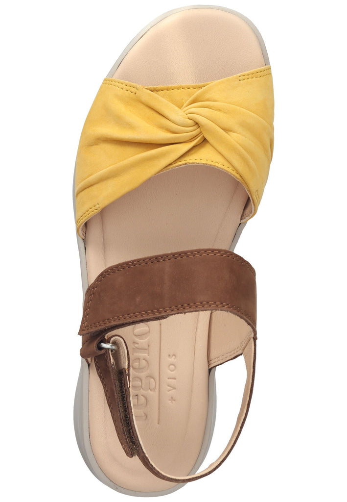 Legero Sandalen Nubukleder Gelb