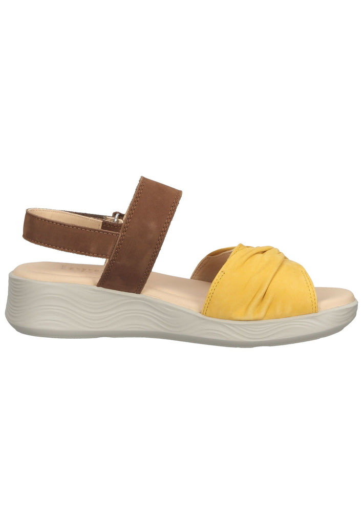 Legero Sandalen Nubukleder Gelb