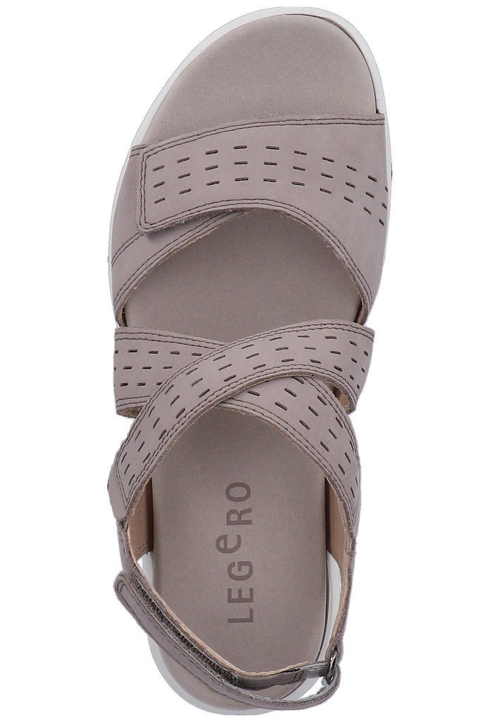 Legero Sandalen Nubukleder Grau