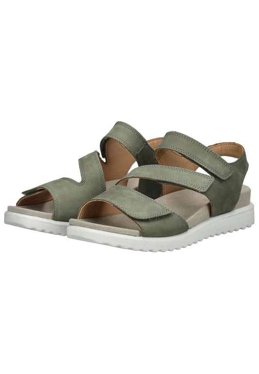 Legero Sandalen Nubukleder Hellgrün
