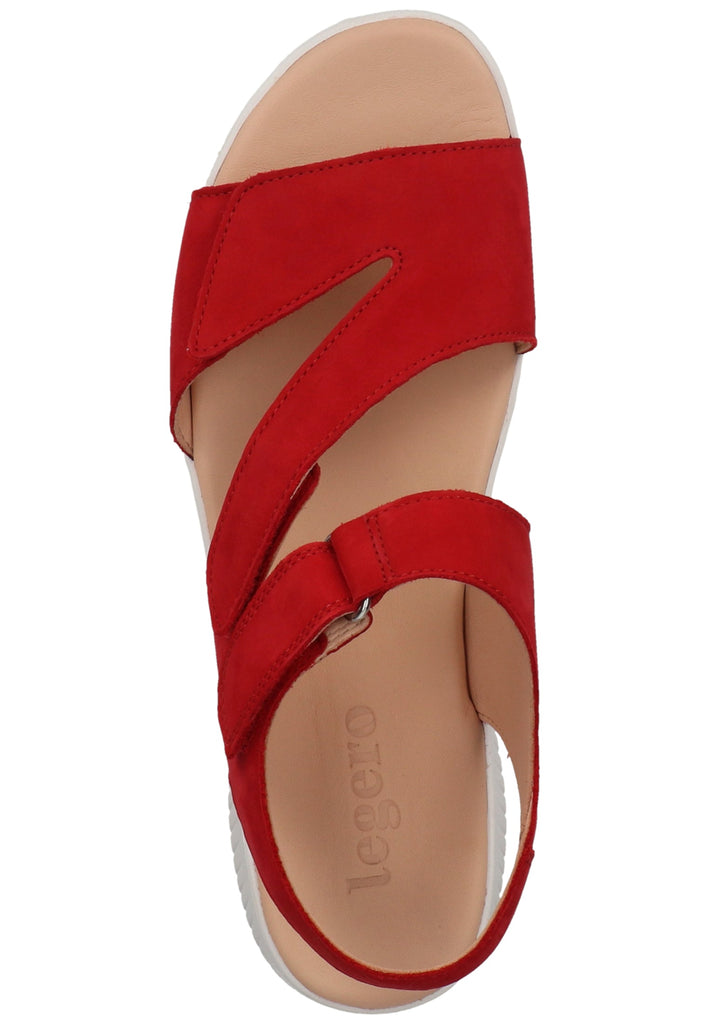 Legero Sandalen Nubukleder Rot