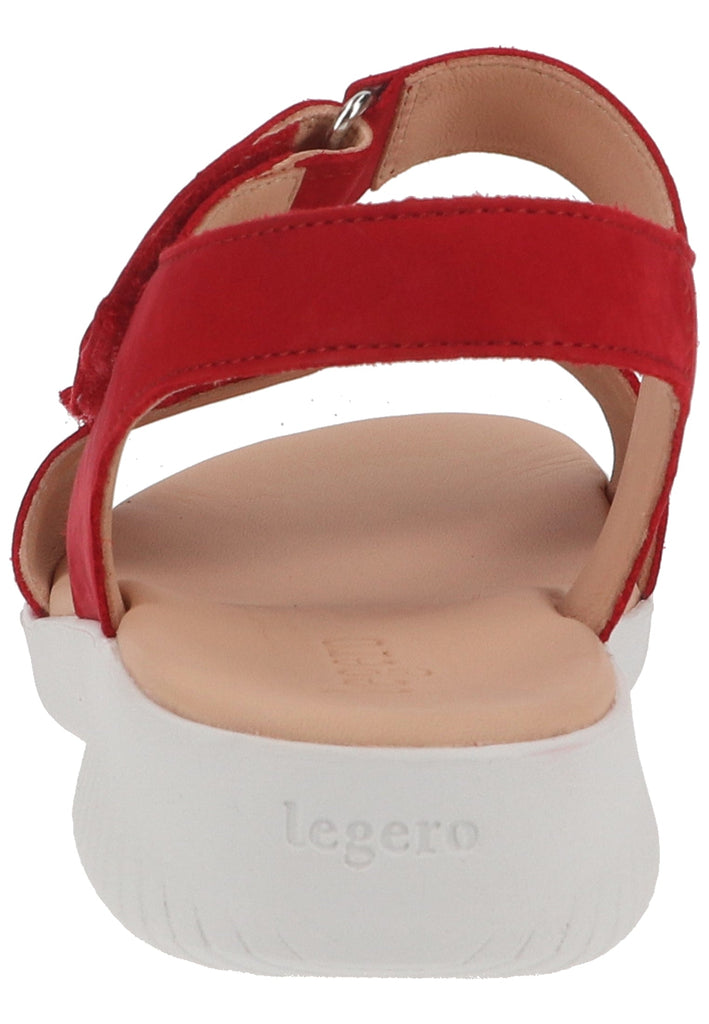 Legero Sandalen Nubukleder Rot