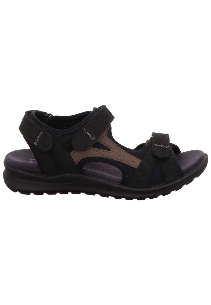 Legero Sandalen Nubukleder Schwarz