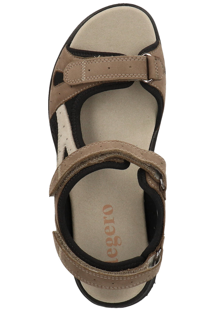 Legero Sandalen Nubukleder Taupe