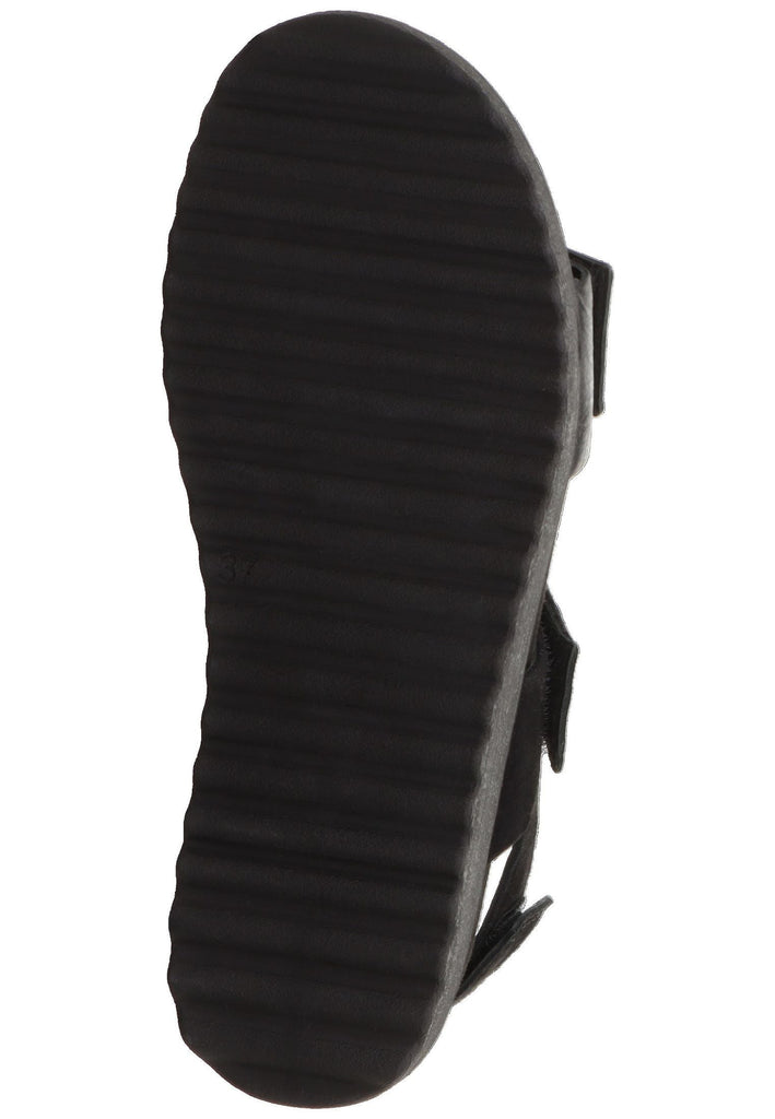 Legero Sandalen Veloursleder Schwarz