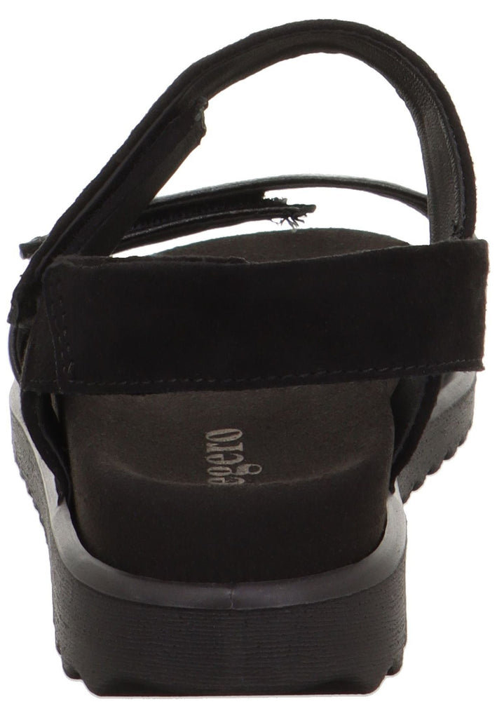 Legero Sandalen Veloursleder Schwarz