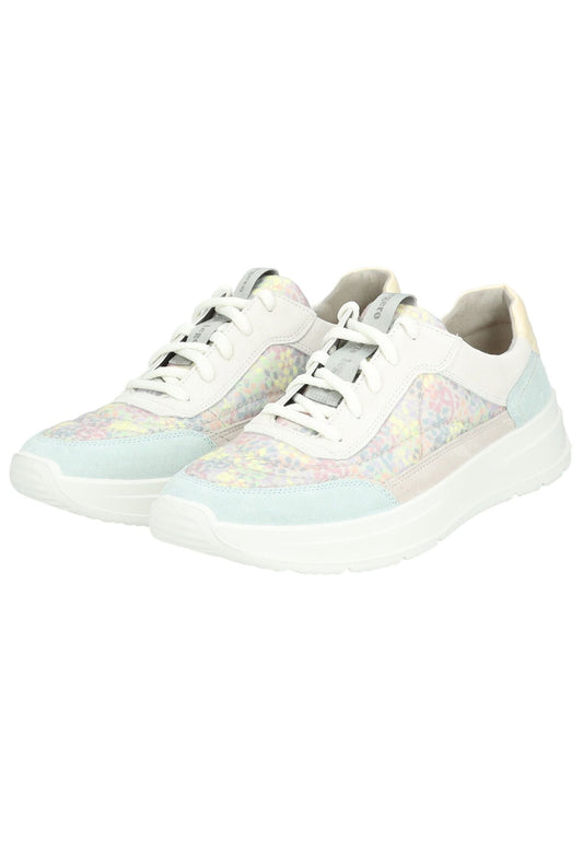 Legero Sneaker Leder/Textil Grün/Beige