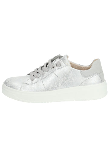 Sneaker Legero Sneaker Leder Metallic Silver