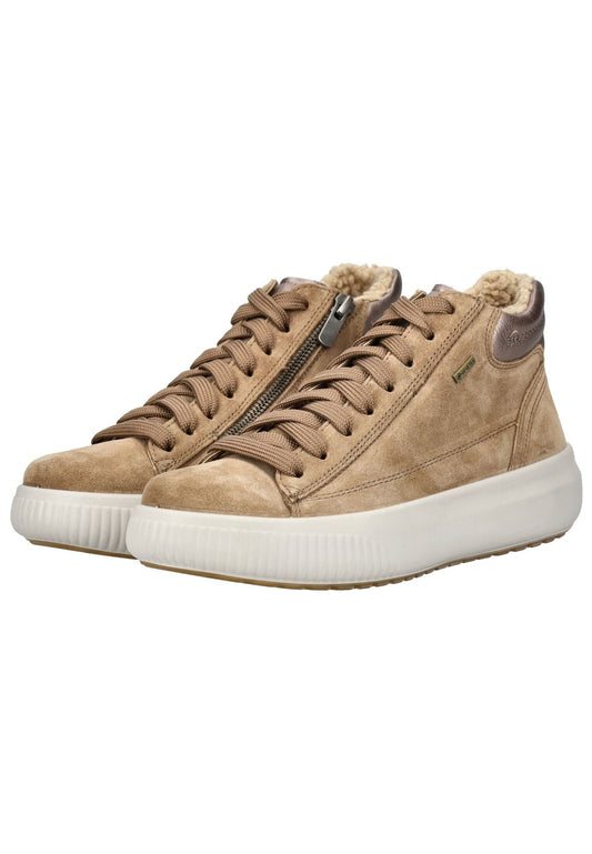 Legero Sneaker Veloursleder Beige Warmfutter