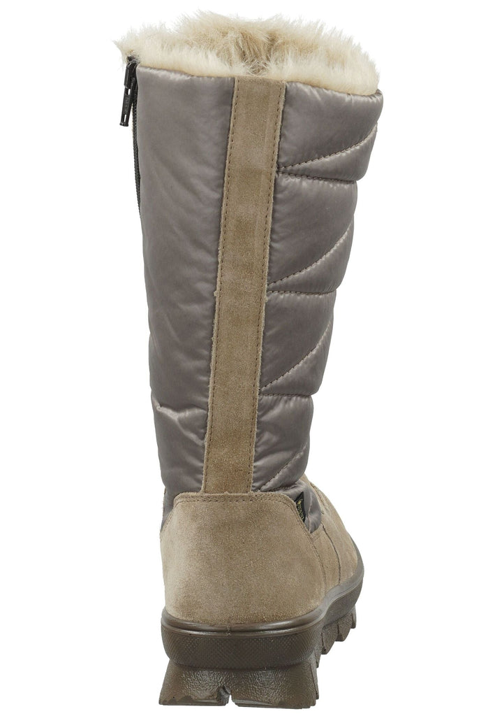 Legero Stiefel Leder/Textil Beige/Rosa Warmfutter