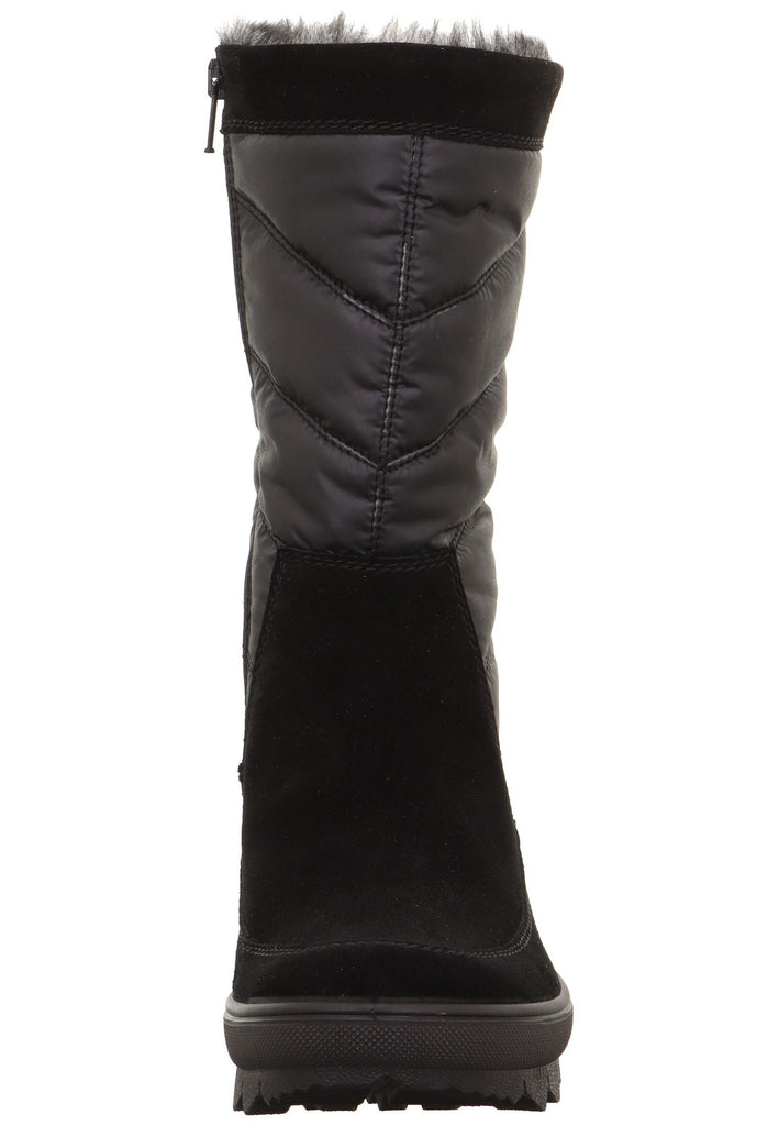 Legero Stiefel Leder/Textil Schwarz Warmfutter