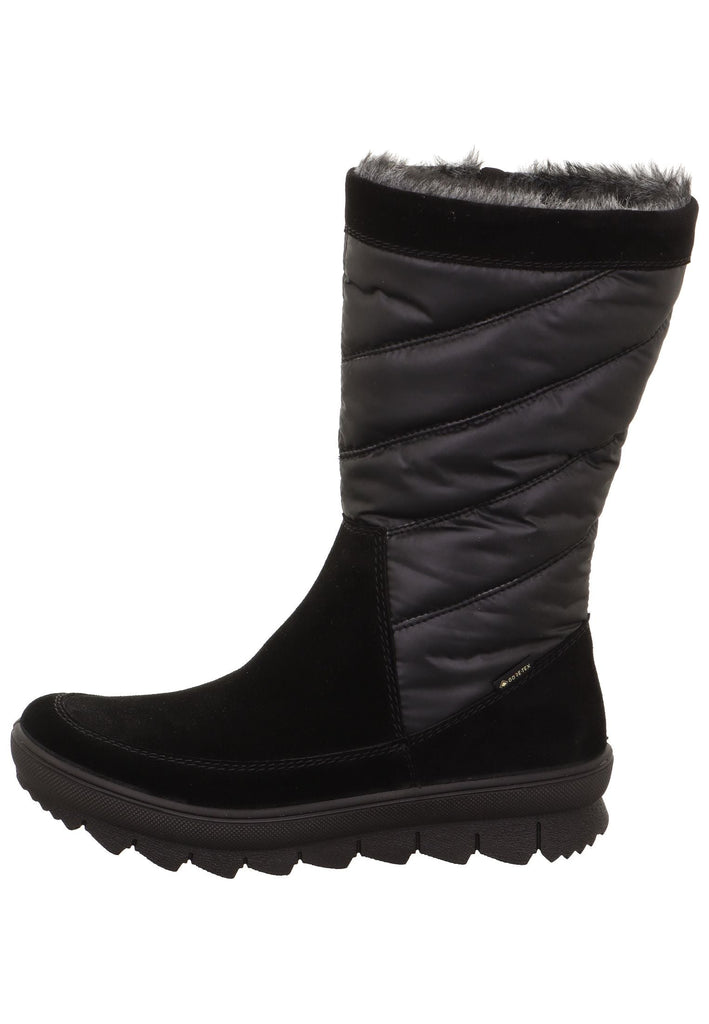 Legero Stiefel Leder/Textil Schwarz Warmfutter