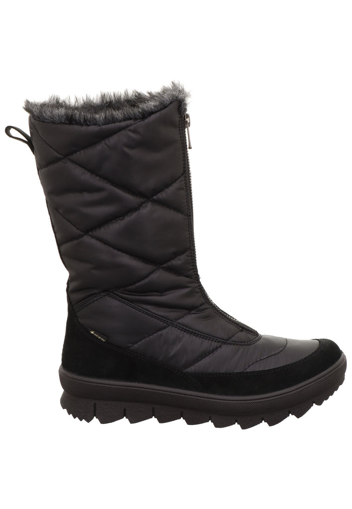 Legero Stiefel Leder/Textil Schwarz Warmfutter