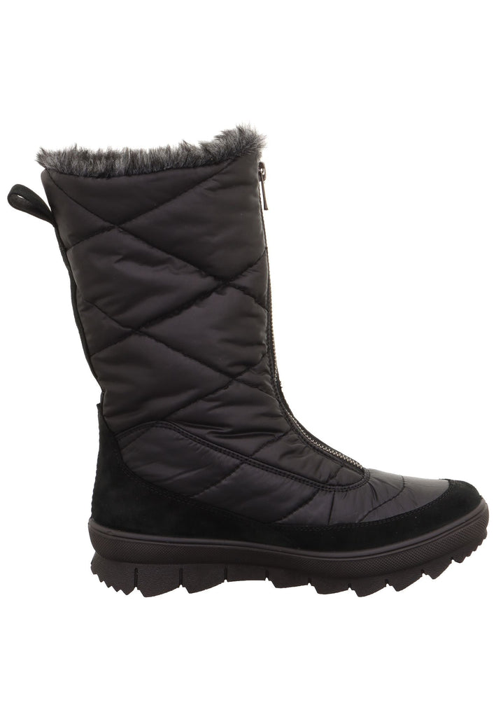 Legero Stiefel Leder/Textil Schwarz Warmfutter