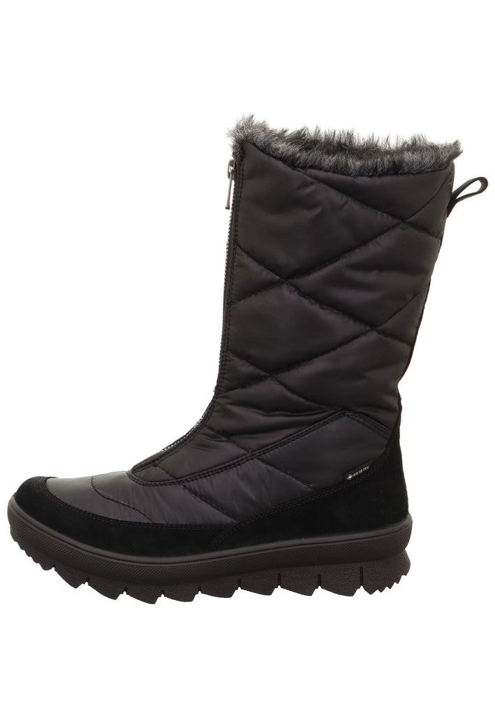 Legero Stiefel Leder/Textil Schwarz Warmfutter