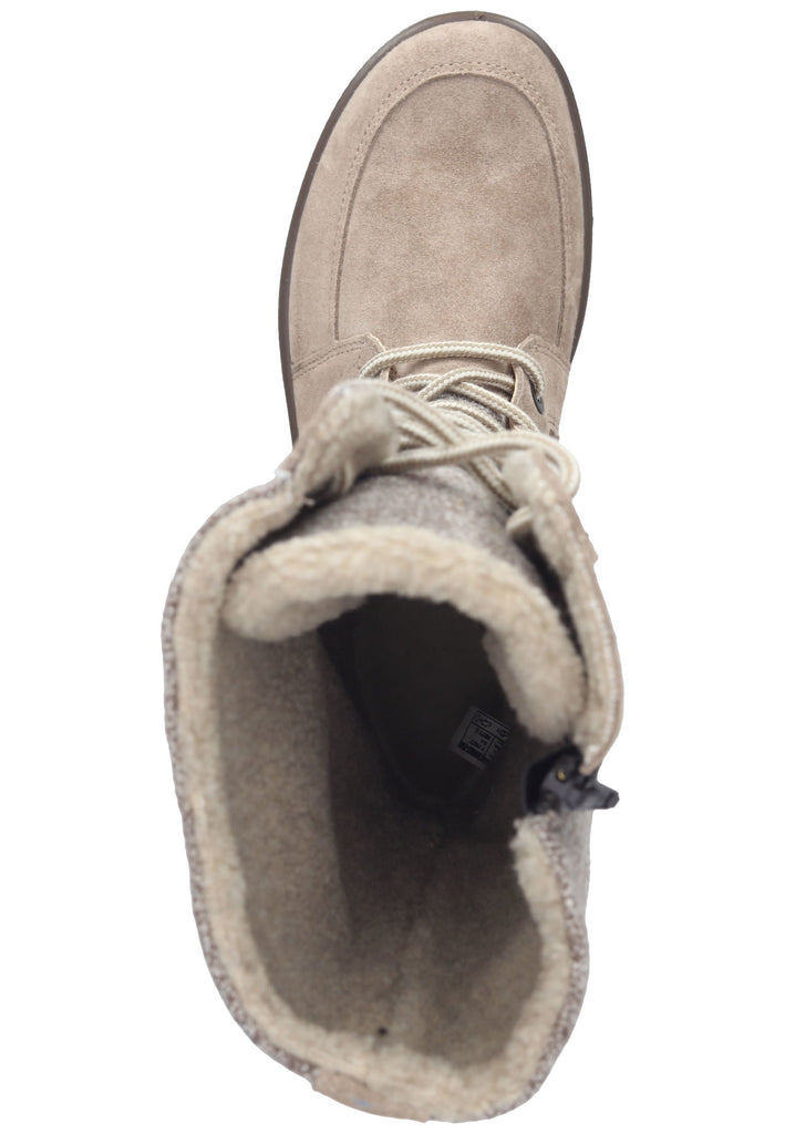 Legero Stiefel Veloursleder Beige Warmfutter