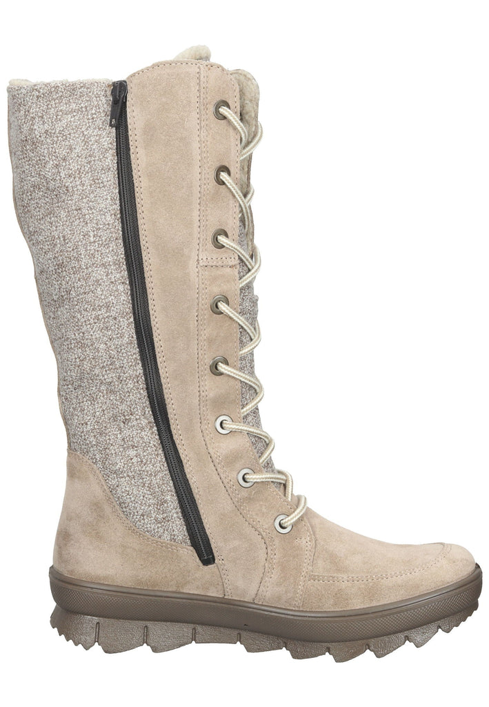 Legero Stiefel Veloursleder Beige Warmfutter
