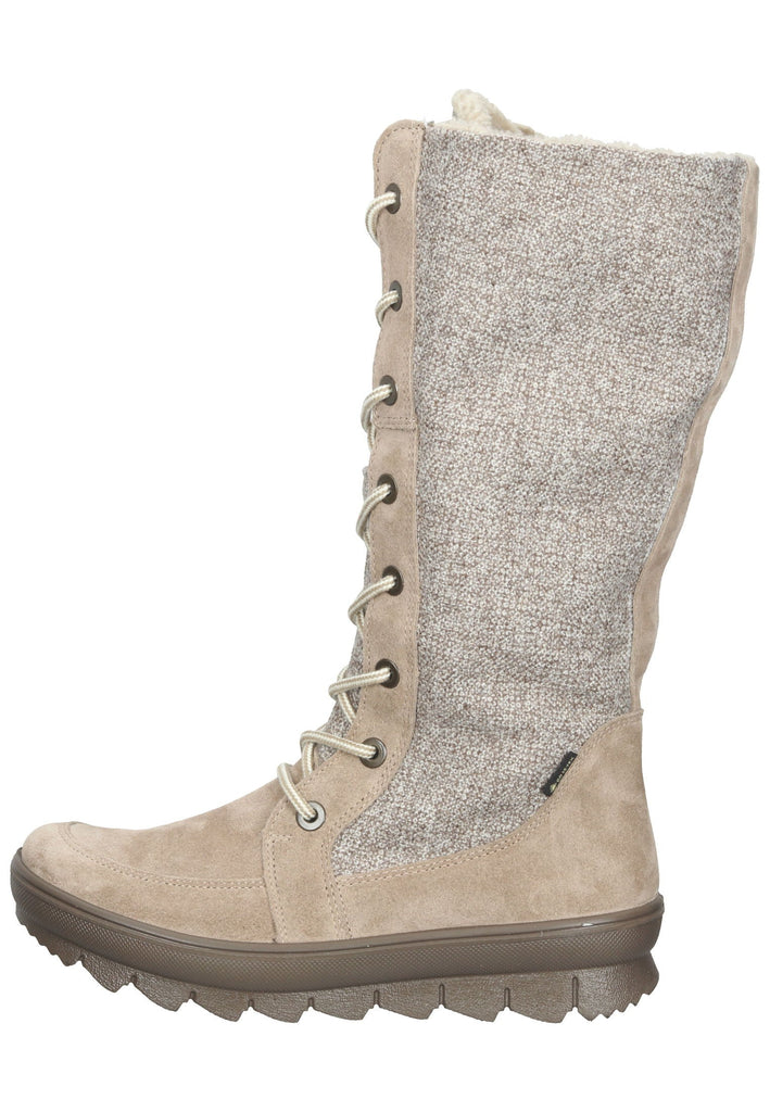 Legero Stiefel Veloursleder Beige Warmfutter