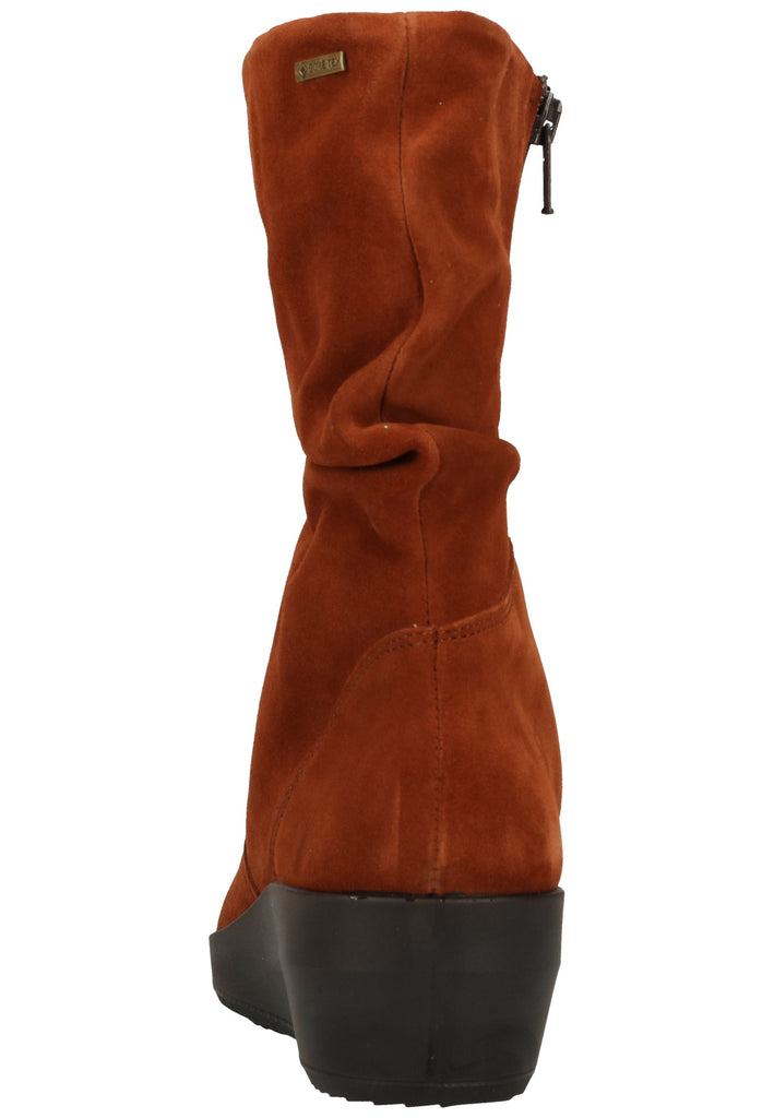 Legero Stiefel Veloursleder Cognac