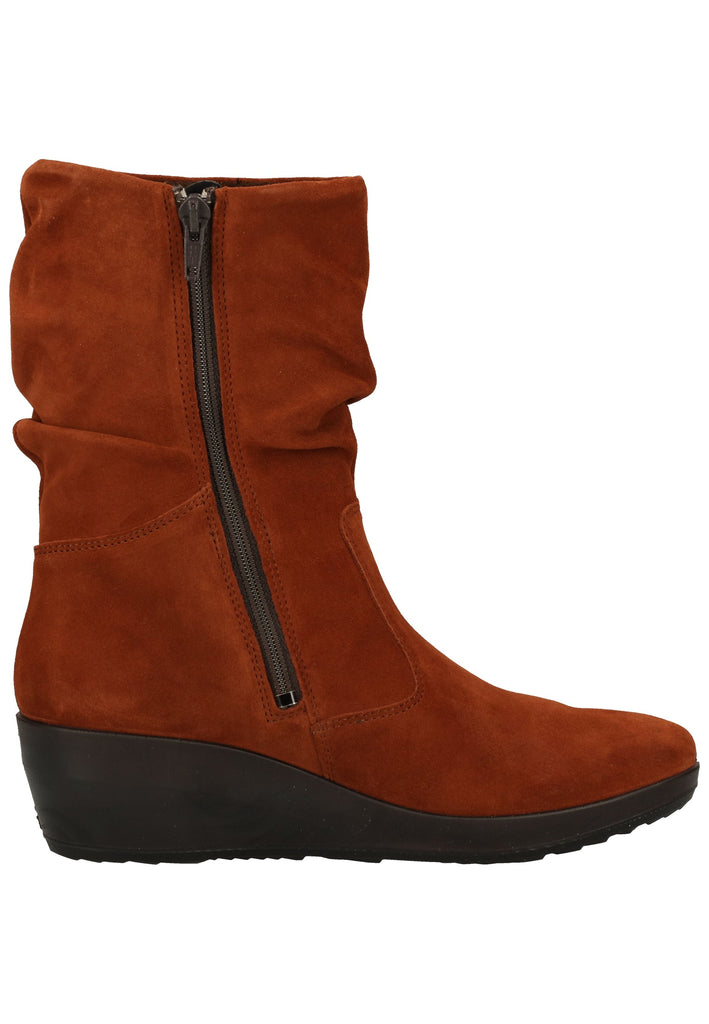 Legero Stiefel Veloursleder Cognac