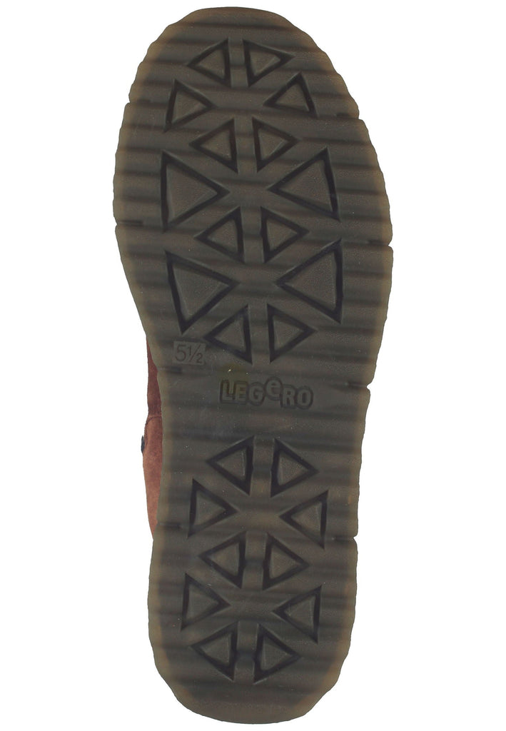 Legero Stiefel Veloursleder Cognac Warmfutter