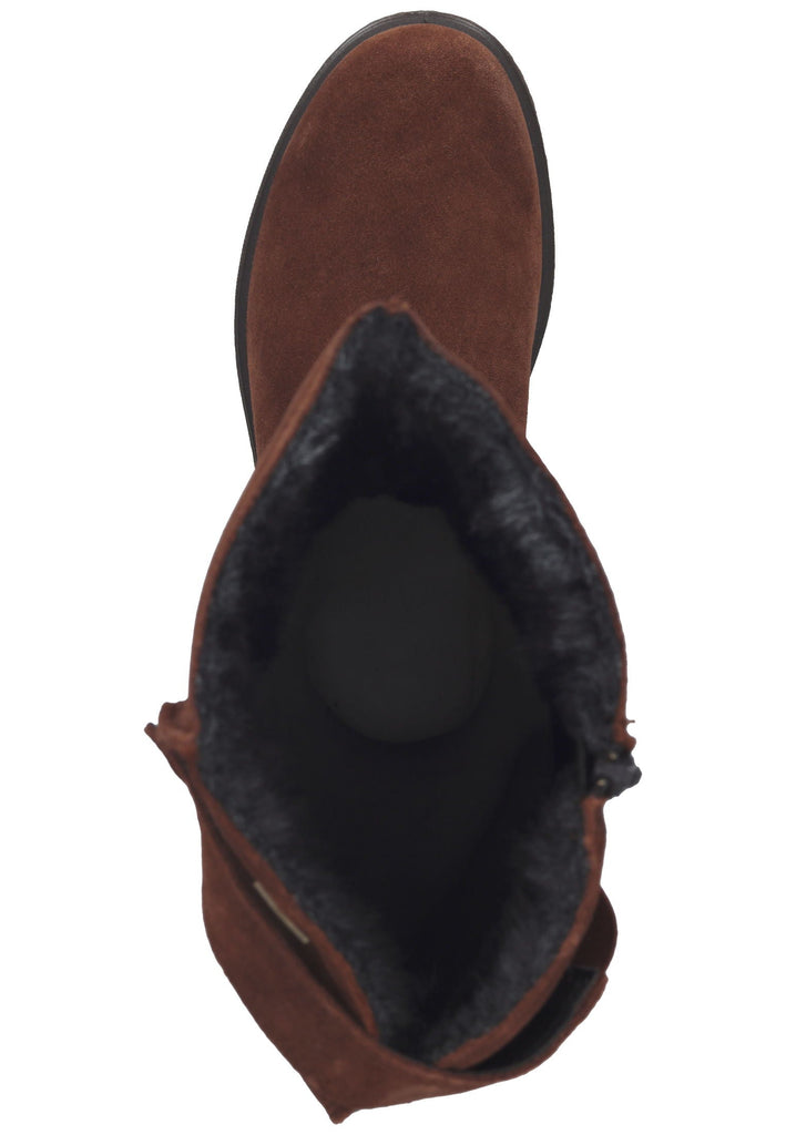 Legero Stiefel Veloursleder Cognac Warmfutter