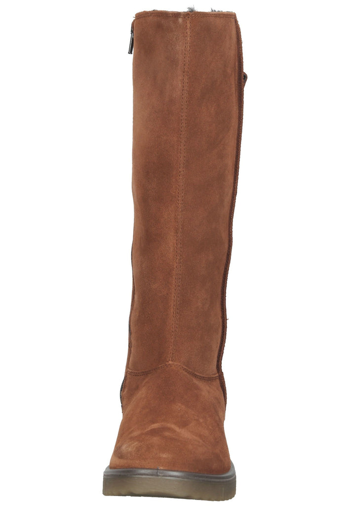 Legero Stiefel Veloursleder Cognac Warmfutter