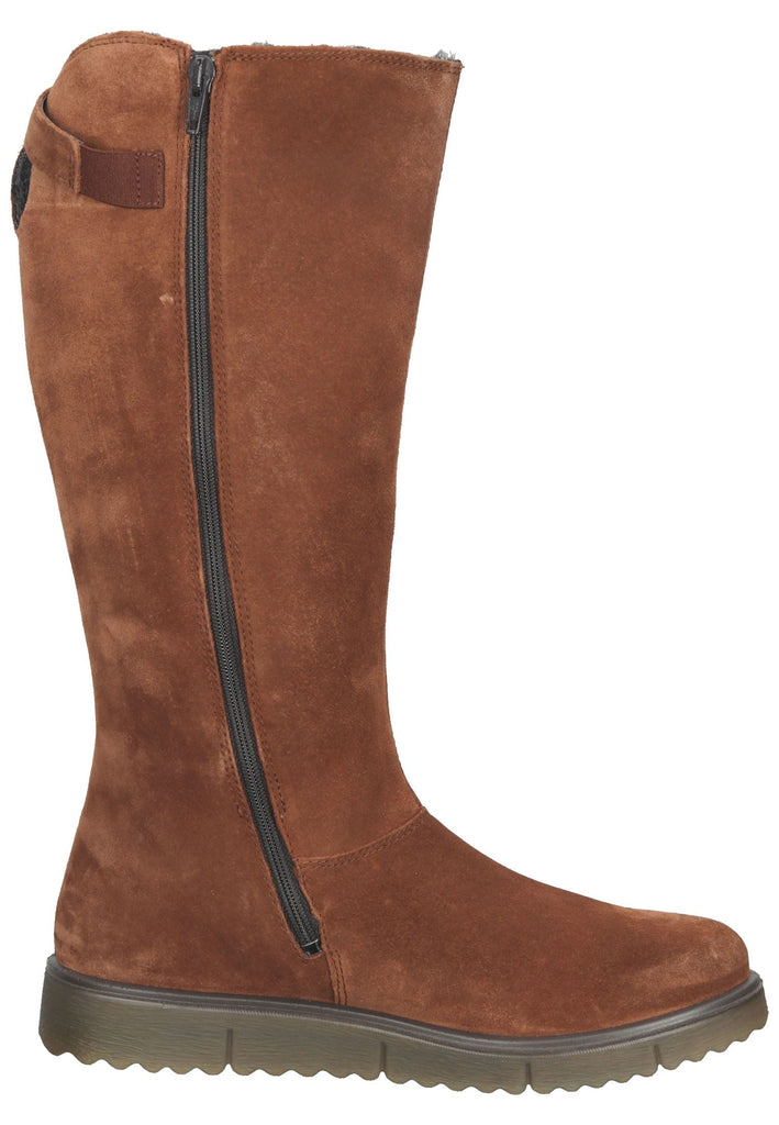 Legero Stiefel Veloursleder Cognac Warmfutter