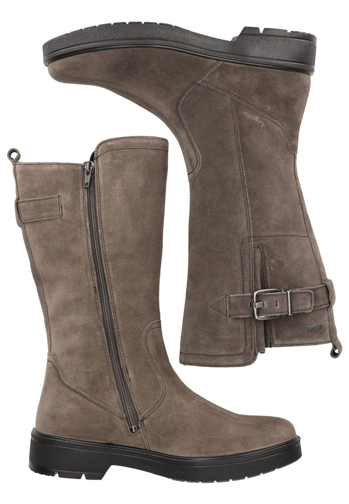 Legero Stiefel Veloursleder Grau