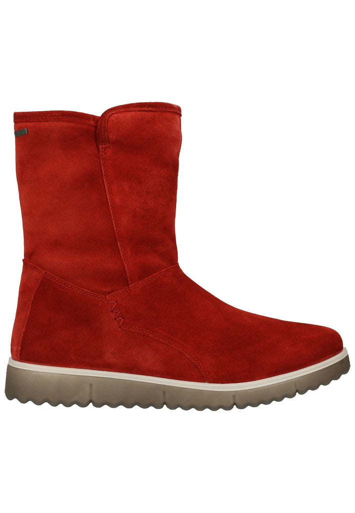 Legero Stiefel Veloursleder Rot Warmfutter