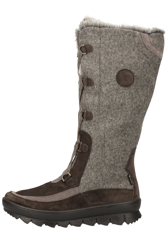 Legero Stiefel Veloursleder/Textil Grau Warmfutter