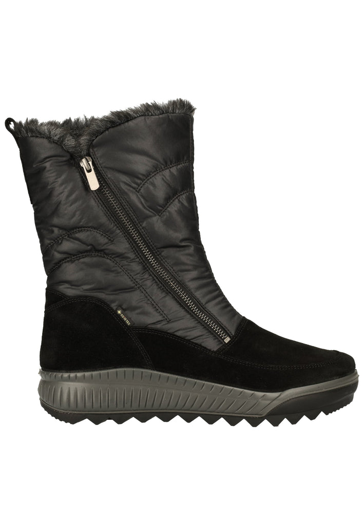 Legero Stiefel Veloursleder/Textil Schwarz Warmfutter