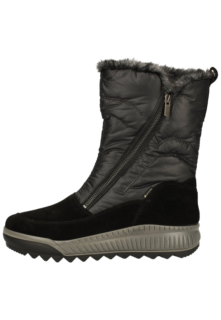 Legero Stiefel Veloursleder/Textil Schwarz Warmfutter