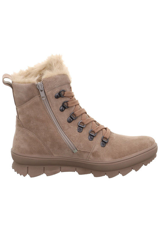 Legero Stiefelette Leder Beige Warmfutter