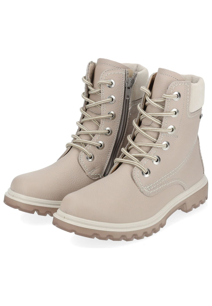 Legero Stiefelette Leder Beige Warmfutter