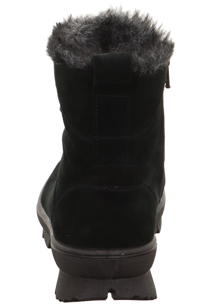 Legero Stiefelette Leder Schwarz/Schwarz Warmfutter