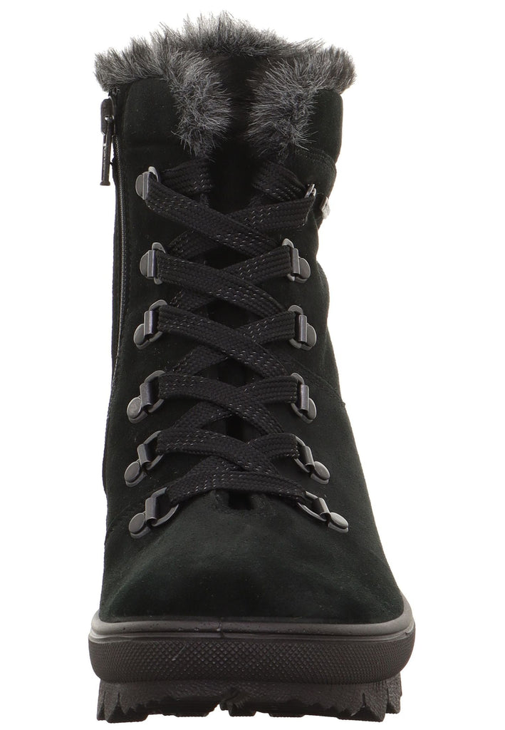 Legero Stiefelette Leder Schwarz/Schwarz Warmfutter