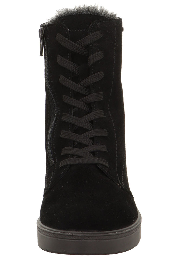 Legero Stiefelette Leder Schwarz/Schwarz Warmfutter