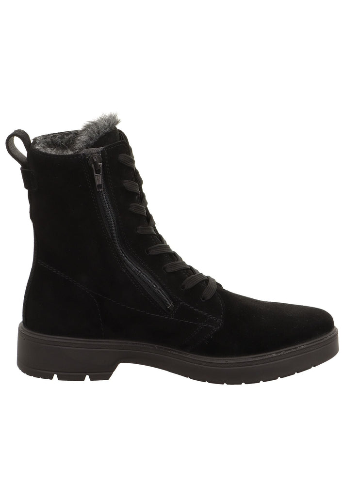 Legero Stiefelette Leder Schwarz/Schwarz Warmfutter