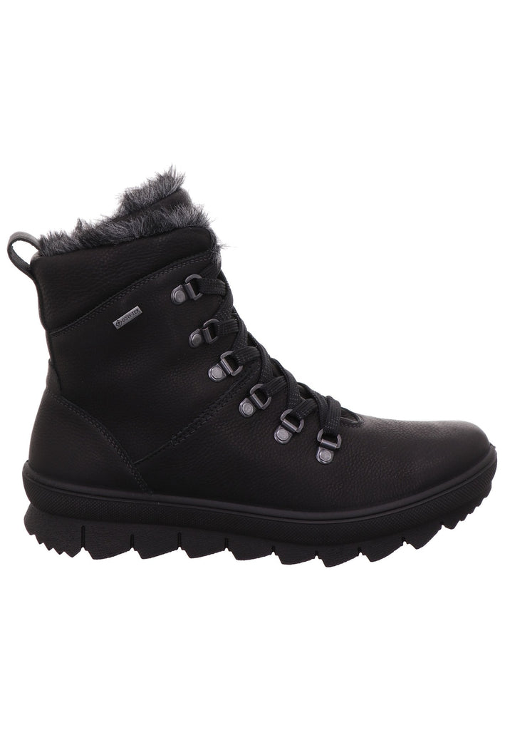 Legero Stiefelette Leder Schwarz Warmfutter