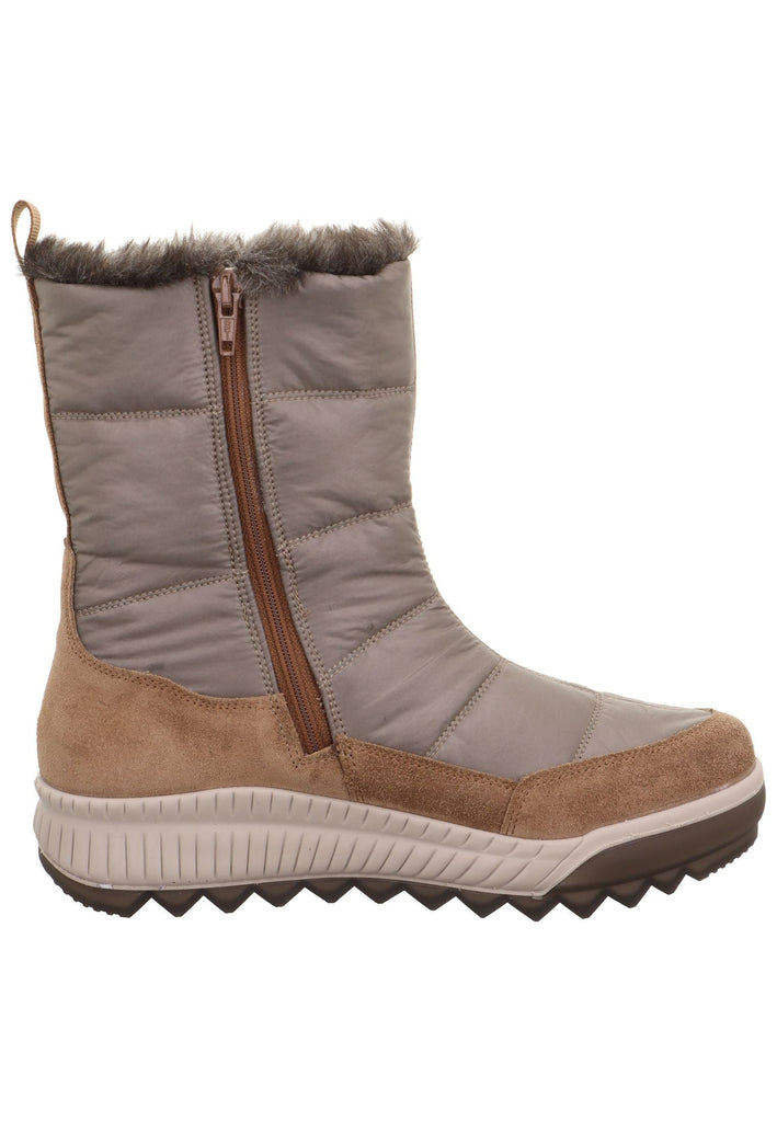 Legero Stiefelette Leder/Textil Beige