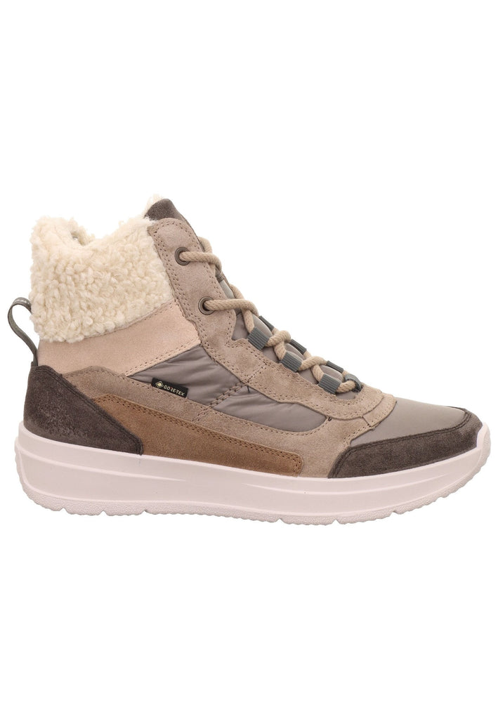 Legero Stiefelette Leder/Textil Beige